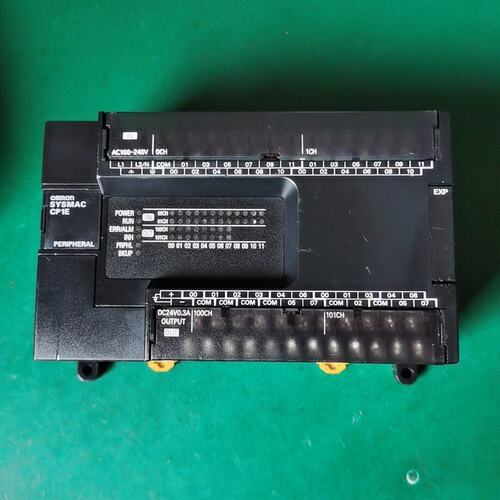 可维修-欧姆龙PLC CP1E-E40SDR-A，成色如图，功能一切议价