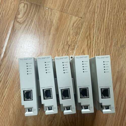 可维修-三菱PLC FX3U-ENET-ADP，成色如图漂亮，年份新议价