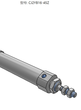 SMC 原装正品 CJ2YB16-45Z系列 平稳运动迷你气缸: 单杆双作用