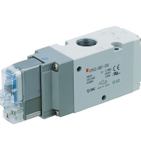 SMC原装正品VP300/500/700系列3通电磁阀弹性密封VP742-5GD1-04A
