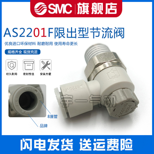 调速阀 AS1201F 排气节流阀AS1201F 04A 06A SMC型调节阀