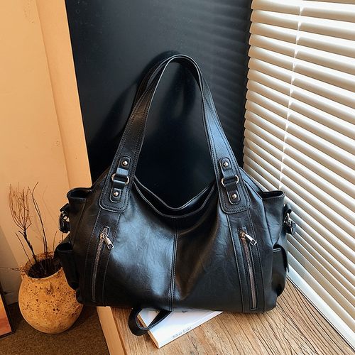 复古时尚大容量腋下包女新