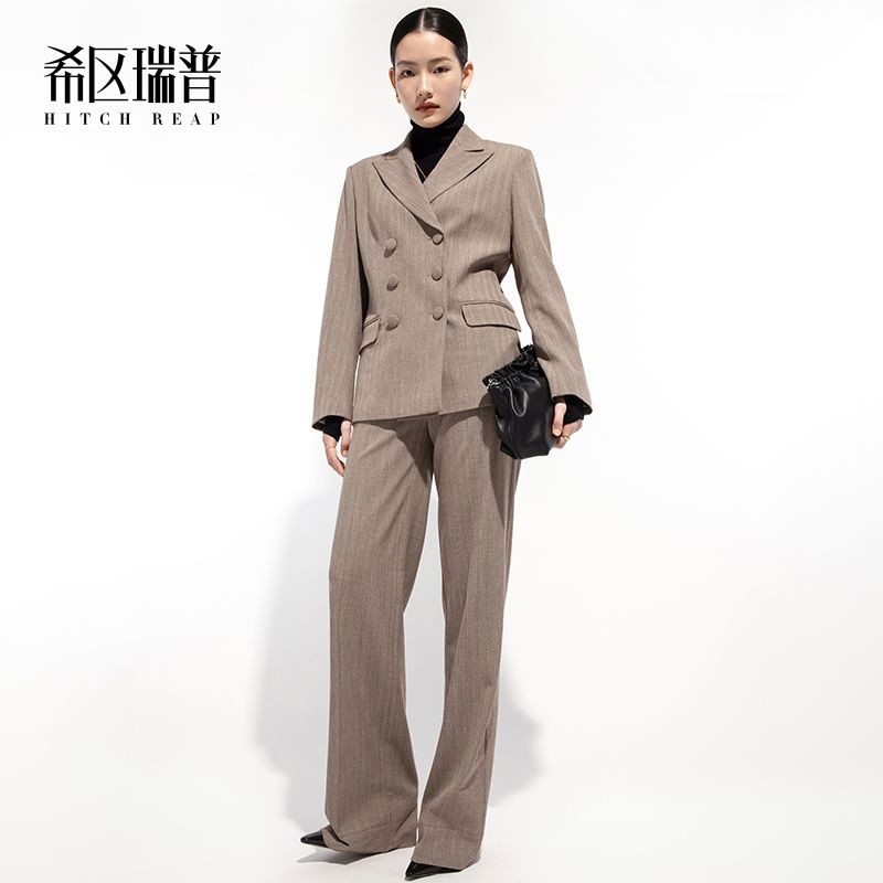 高端职业时尚西装休闲裤两件套