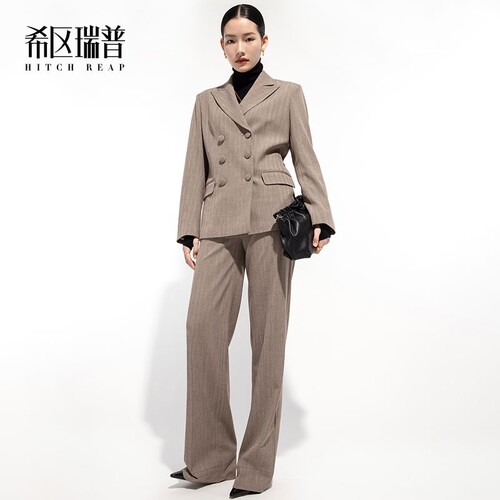 高端职业时尚西装休闲裤两件套