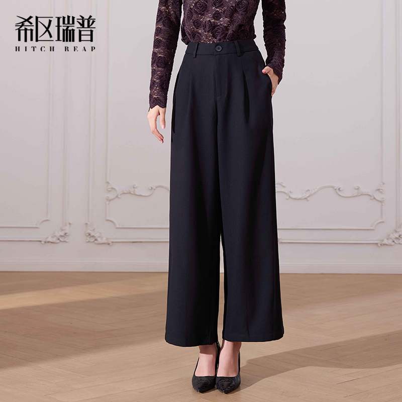 原创设计师品牌职业长裤气质结构