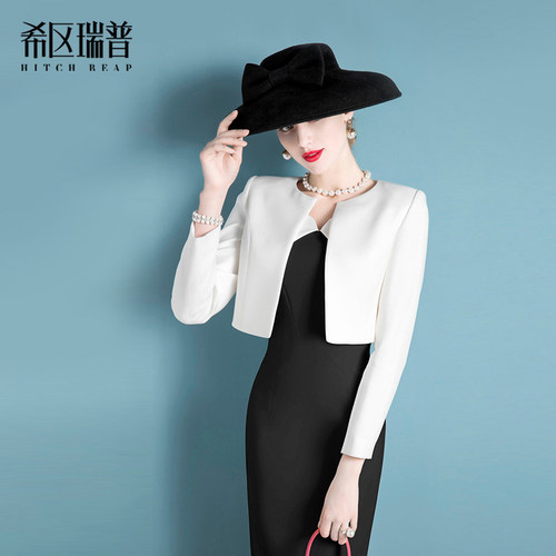 法式礼服设计感小众OL赫本连衣裙