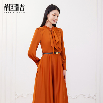 赫本风法式小黑裙连衣裙希区瑞普