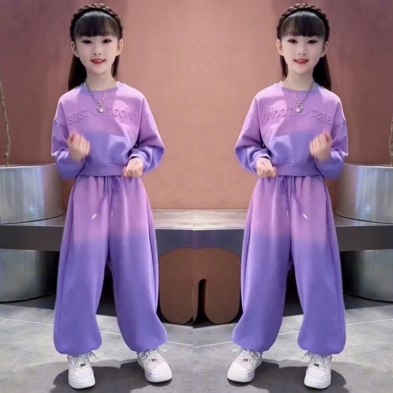 女童秋装套装韩系网红儿童装女孩
