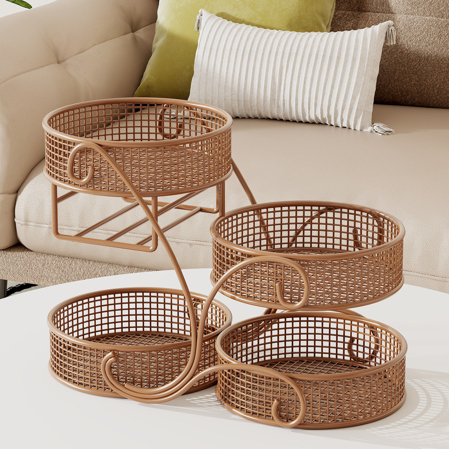 水果盘客厅茶几桌面家用水果篮高档水果点心干果零食摆放架置物架,厨房/烹饪用具,果蔬置物架/篮/框,淘宝优惠券,粉丝福利购,淘宝优惠卷