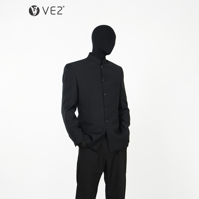 VE2四季款中式立领中山装西服