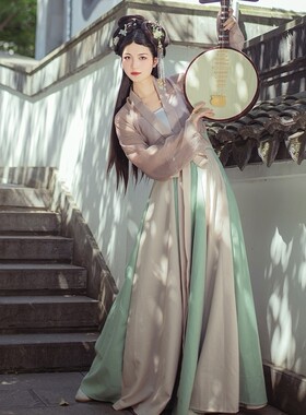 【壹品华章-绿无涯】6米摆交窬裙12片破裙汉服售完不补