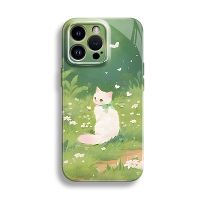 iPhone17ProMax绿野喵语壳