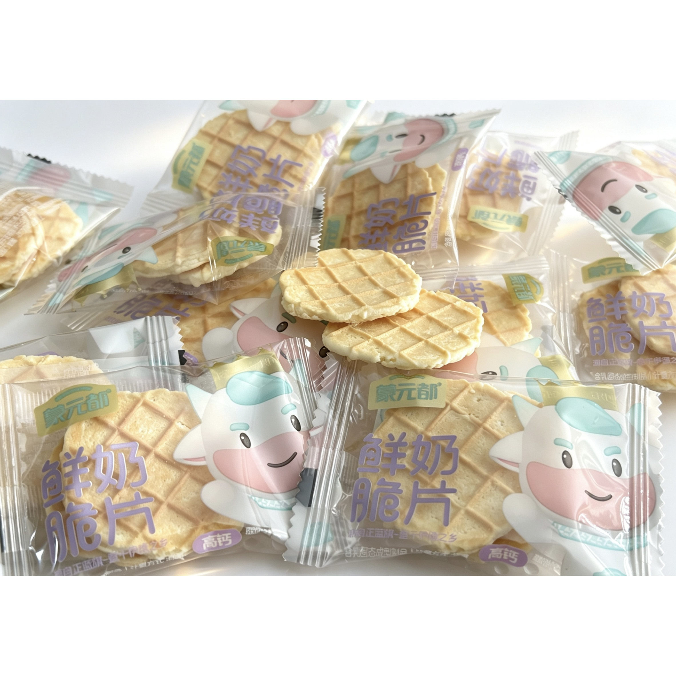 内蒙古特产正蓝旗散称蒙元都鲜奶脆片高钙味独立包装酥脆奶香
