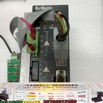 G.SYNC驱动器1KW伺服驱动器带电机，电机铭牌掉了，反正议价