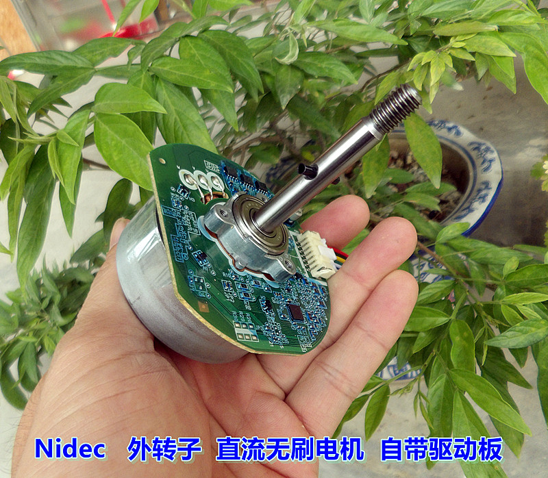 Nidec Íâת×ÓÖ±Á÷ÎÞË¢µç»ú ×Ô´øÇý¶¯ Ë«¹öÖéÖá³Ð ¿ÉÕý·´×ª