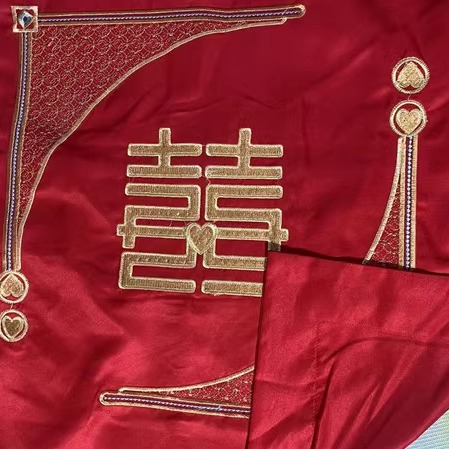 喜字陪嫁大红60*60婚庆装饰