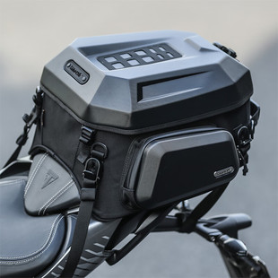 Rhinowalk犀牛摩托车尾包头盔包后备尾箱仿赛后座包骑行背包双肩