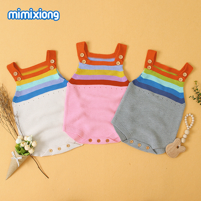 咪咪熊否套头连体棉夏季