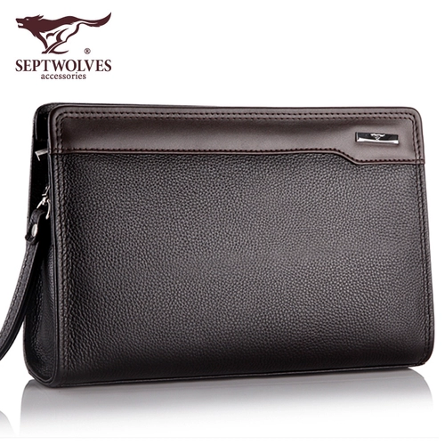 Septwolves, сумка с петлей на руку, маленькая сумка клатч, браслет для пожилых людей, из натуральной кожи, для среднего возраста