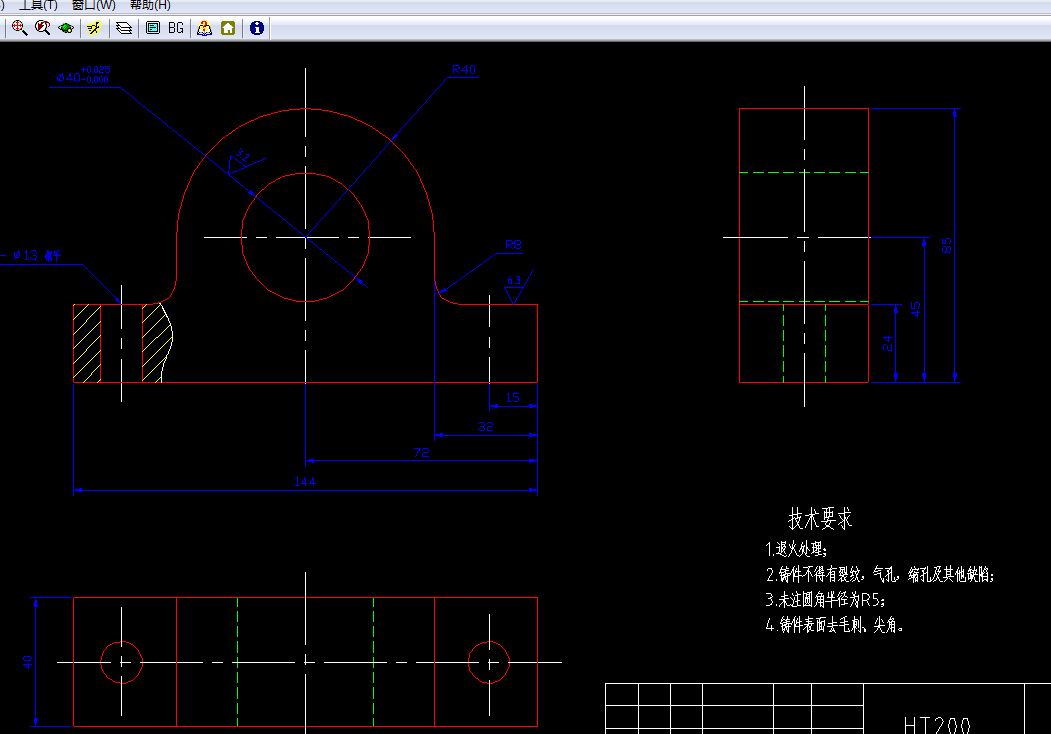 YD5141SYZ后压缩式垃圾车的上装箱体设计2D图机械CAD素材