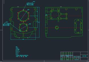 变速箱体钻12孔组合机床设计万向轴传动图2D图机械CAD+说明图纸