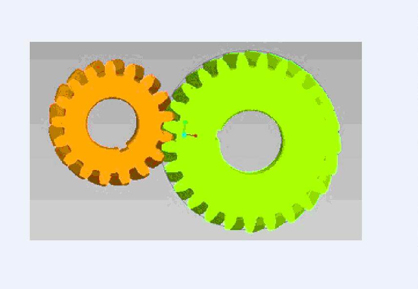 基于proe渐开线齿轮的造型和传动仿真设计2d图机械cad素材