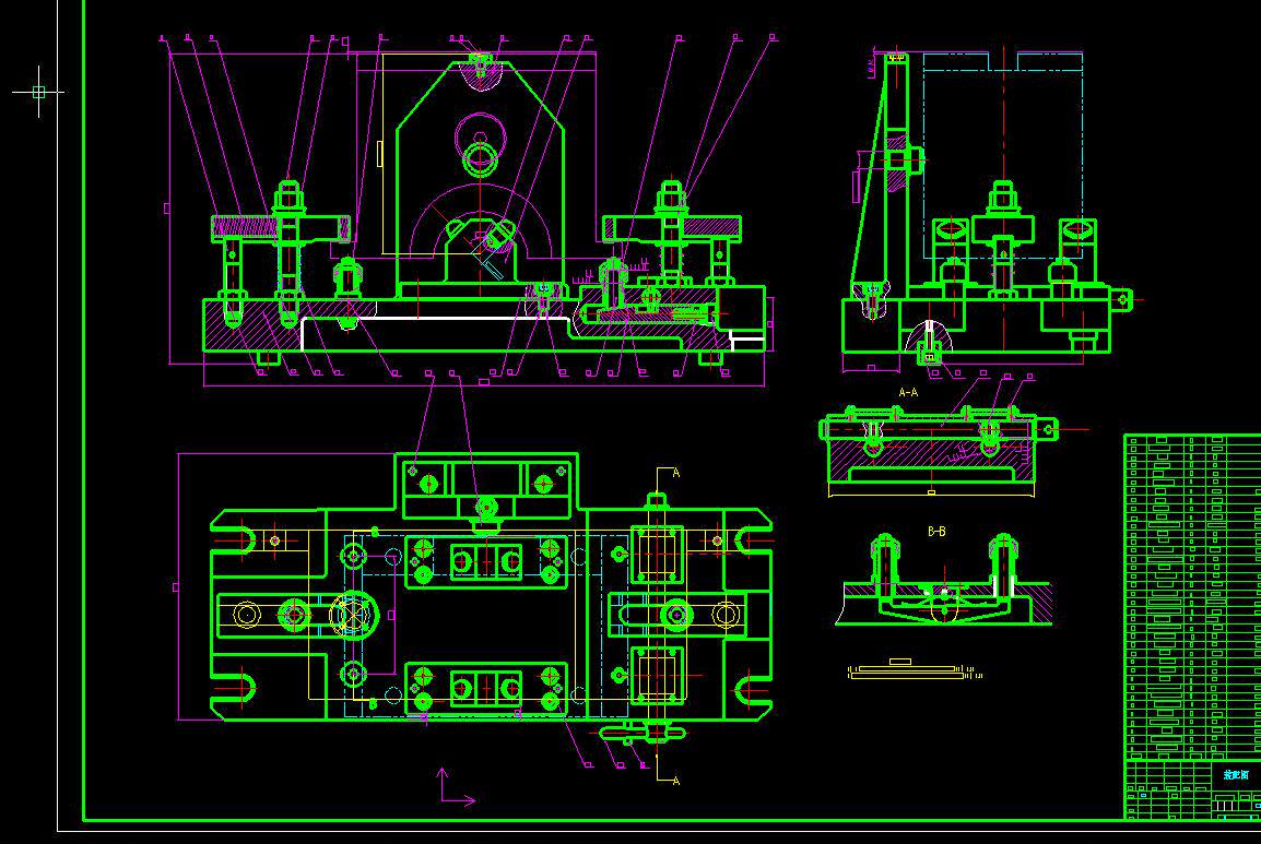涡轮增压器铝叶轮信息管理系统设计2d图机械cad素材