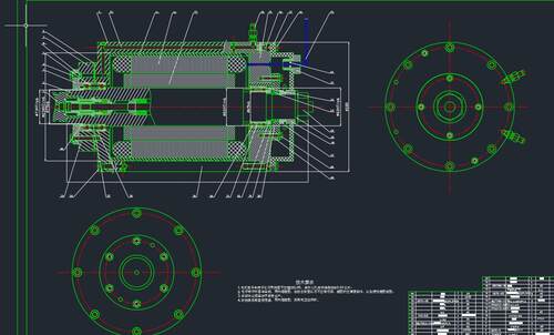 数控铣床电主轴系统的设计2D图机械CAD+说明素材