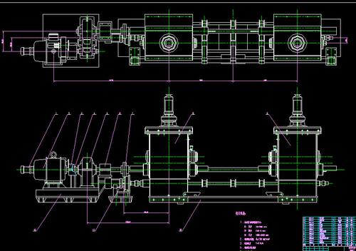 圆盘剪切机设计2D图机械CAD+说明素材
