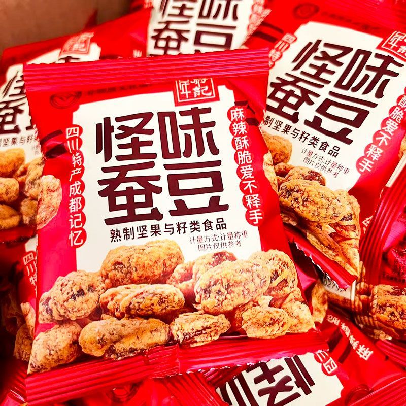 百年吴府记怪味蚕豆独立包装