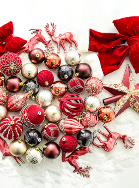 诺琪 1.5米圣诞树装饰品套餐1.8米圣诞球等套装圣诞节装饰品挂件