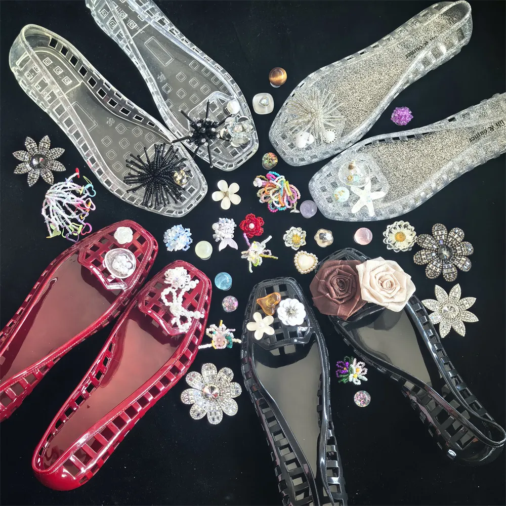 春夏新款水晶鞋鞋花高级感串珠DIY芭蕾风果冻鞋装饰洞洞鞋通用扣,服饰配件/皮带/帽子/围巾,鞋扣,淘宝优惠券,粉丝福利购,淘宝优惠卷
