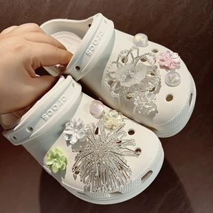 鞋 洞洞鞋 新款 手工制品跨境热卖 店创意 配饰高级感韩国东大门新品