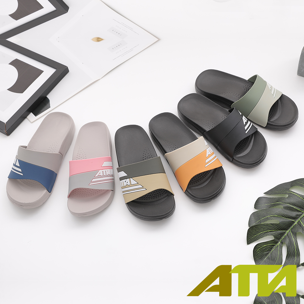 台湾省ATTA情侣EVA足弓支撑拖鞋