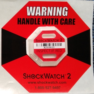 二代标签震动感应贴SHOCKWATCH