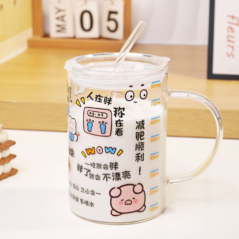 耐高温玻璃杯子办公室喝水杯