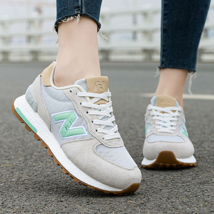 品牌官方正品男鞋复古潮流休闲运动鞋女情侣款轻便百搭n字跑步鞋