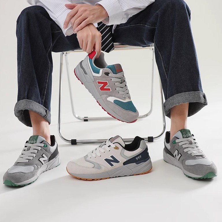 新百伦正品男鞋 官方999运动鞋男夏季新款透气时尚软底休闲慢跑鞋