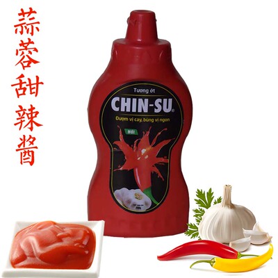 包邮越南进口金苏chin-su蒜蓉番茄辣椒酱250g家用调料蘸酱
