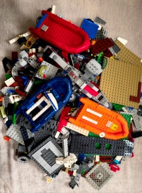 正品LEGO乐高小颗粒散件moc二手乐高积木论斤卖随机称散装积木