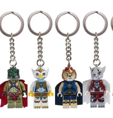 乐高 LEGO 气功传奇 CHIMA  钥匙扣 钥匙链 钥匙环2013年绝版全套