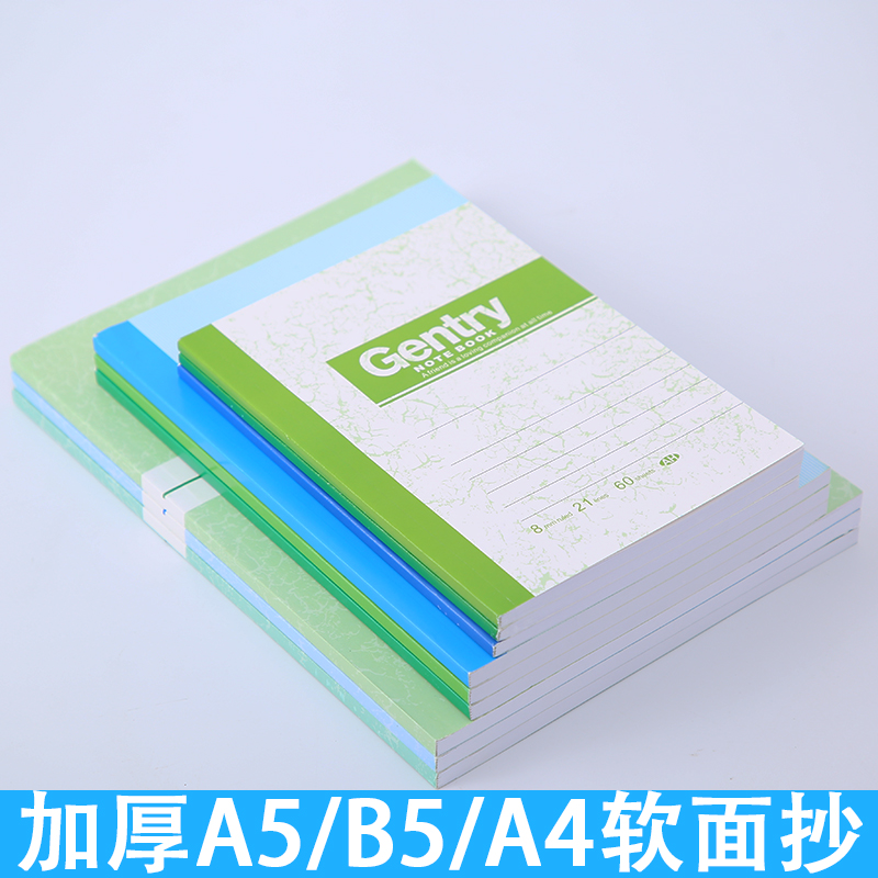 伟盛软面记事本A5学生记事加厚