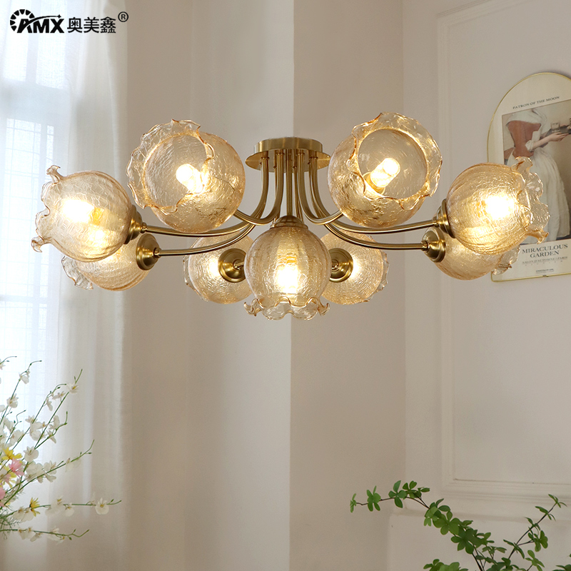 美式复古创意大气吸顶灯