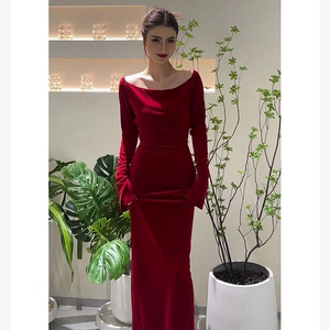 【现货+送运费险】2023秋高级感超好看法式小香风显身材连衣裙女