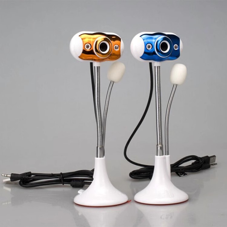 外星人532 台式机笔记本电脑USB免驱像素外置麦高清摄像头