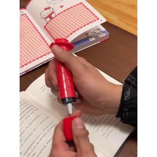 新品伸缩剑笔刀剑武士刀中性笔圆珠笔学生文具搞怪萝卜剑造型创意