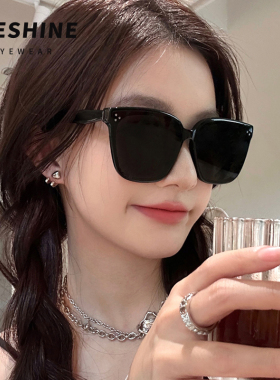 GM墨镜女大框显瘦2025新款太阳镜雪地开车专业防紫外线高级感ins