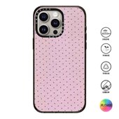pink 适用iPhone16 polka Pro Max手机壳 purple dots粉色点点 Casetify 香港代购