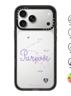 香港代购Casetify 泰妍系列 适用苹果手机iPhone17/16/15/14/13/12/Pro/Max手机壳