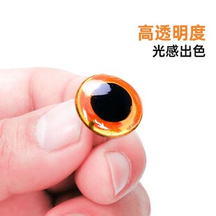 食品雕刻玻璃仿真眼睛动物标本义眼鸟类木雕鹰鸡娃娃手工配件假眼